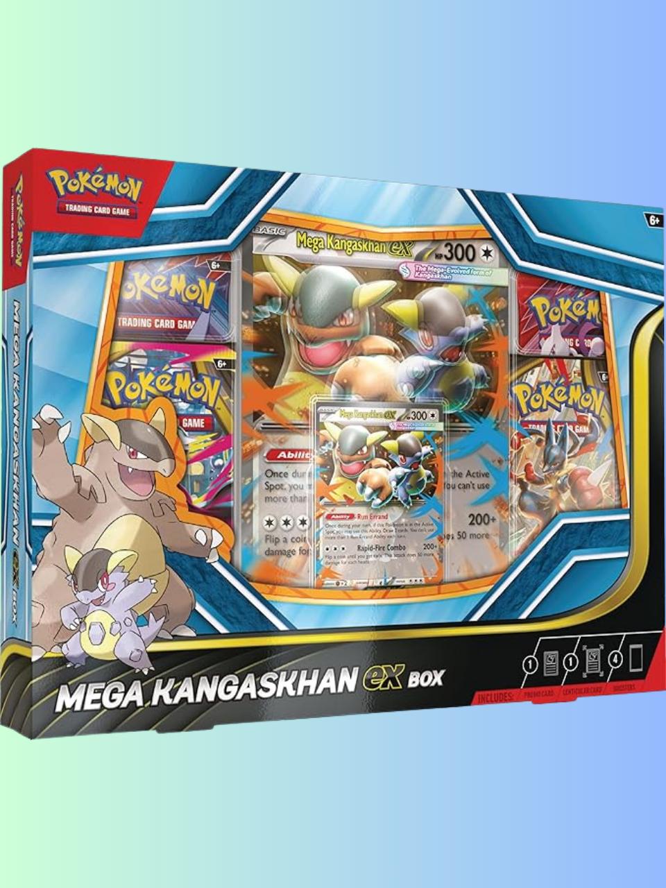 Contenido Mega Kangaskhan ex Box