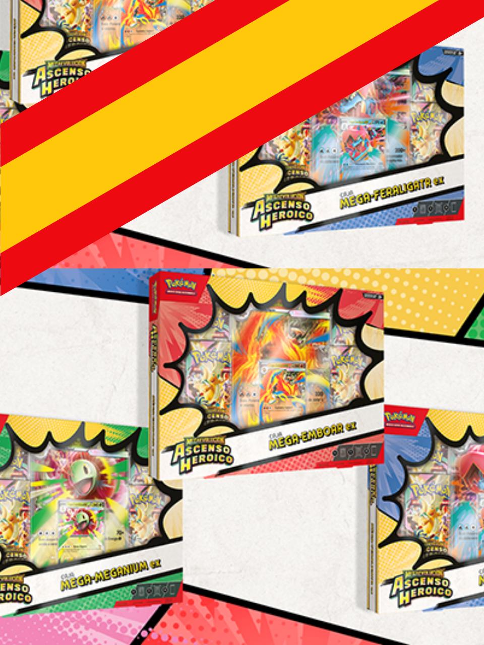 Mega ex Box Ascenso Heroico español Pokémon TCG