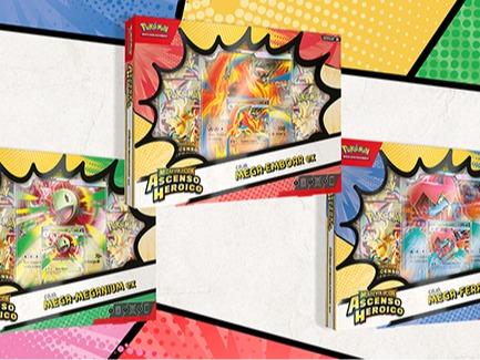 Variantes Mega ex Box Emboar Meganium Feraligatr