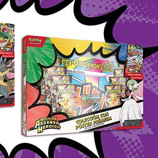 Premium Poster Collection Mega Lucario Ascenso Heroico español